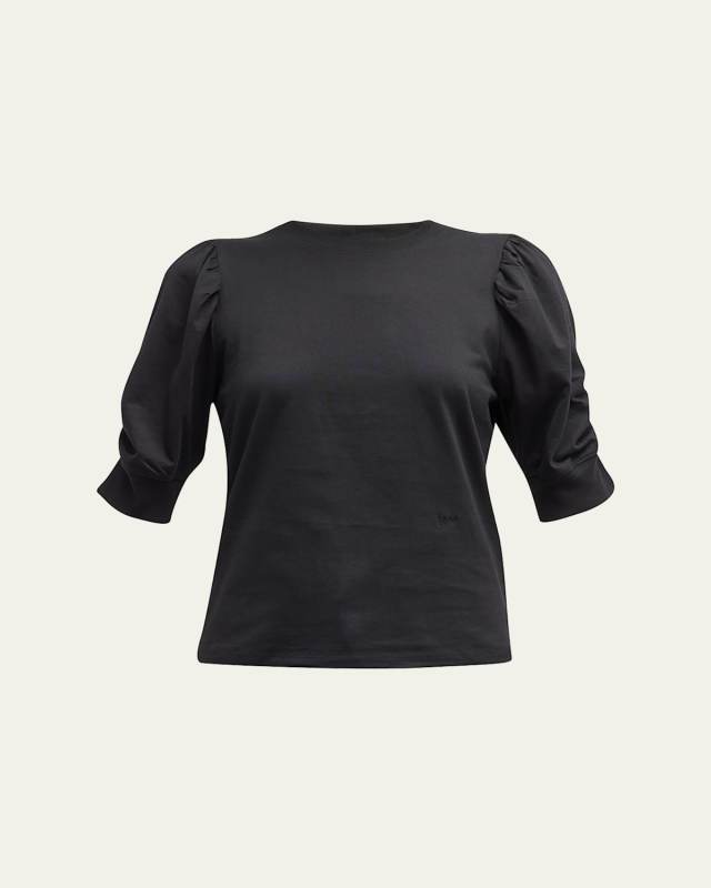 Frankie Ruched Puff Sleeve Tee